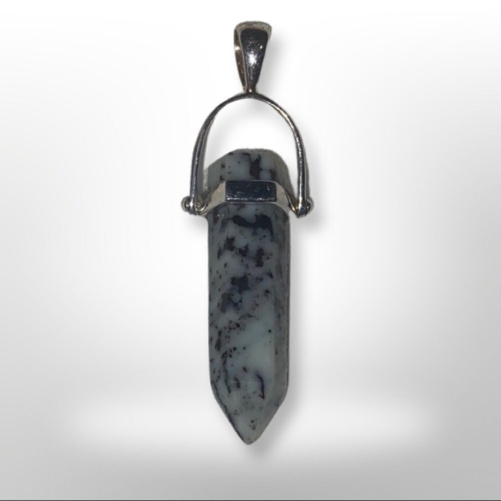 New Tourmaline Moonstone Healing Point Pendant Charm Semi Precious Jewelry